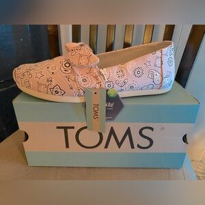 Pink Bandana Print TOMS NWT